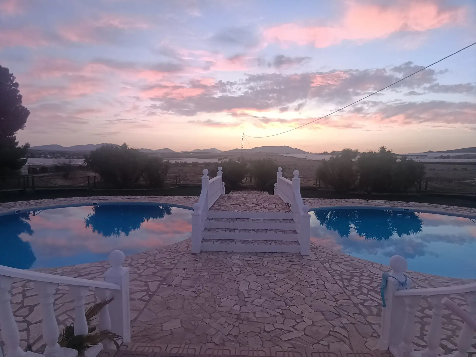 Pool at Dusk